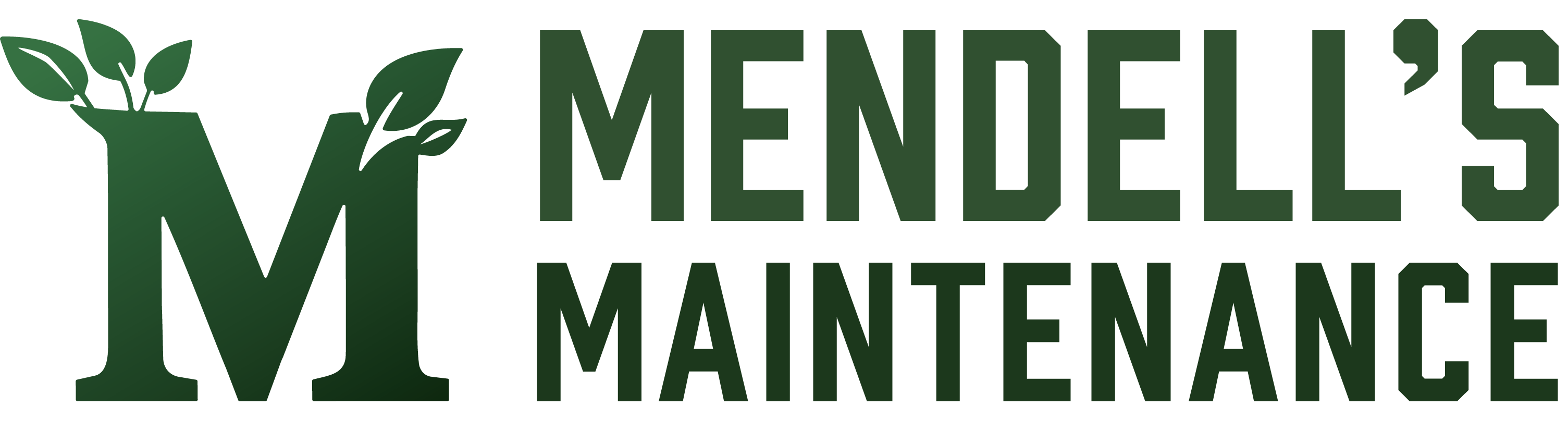 Mendell's Maintenance full logo lockup
